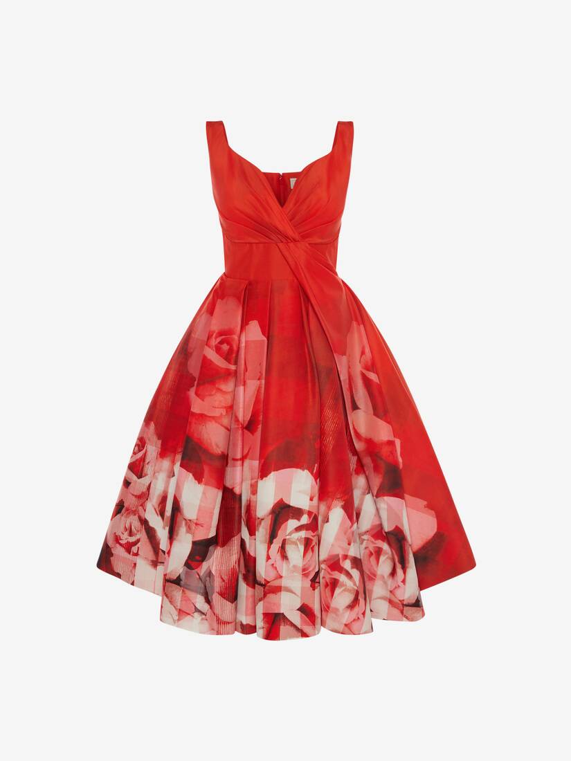 open lace back dress Pretty Spring 2019 Alexander McQueen by Sarah Burton Crisp White Cotto –  Shrimpton Couture